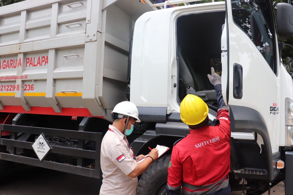 prosedur pengangkutan limbah B3 dan Non B3 PT Mitra Garuda Palapa